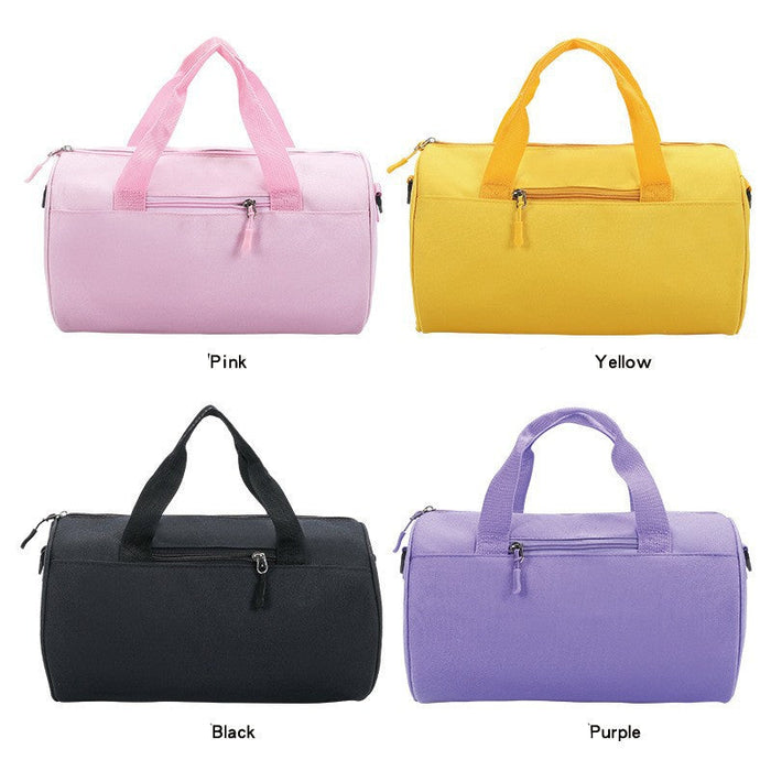 Wholesale KPOP Cartoon print cylindrical sports and fitness crossbody handbags