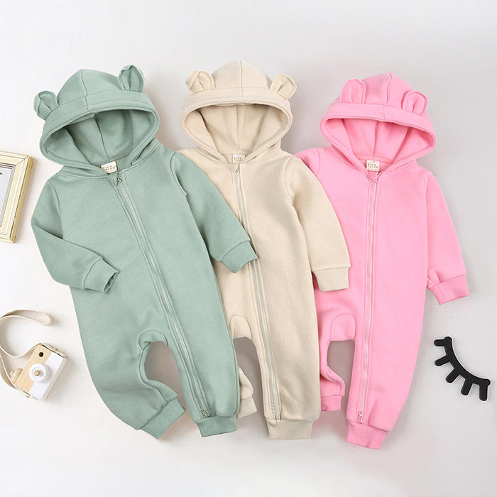 Wholesale of New Autumn and Winter Baby Jumpsuits for Outdoor Wear Wholesale of Thick Styling Clothes for Newborns JDC-BC-SK003