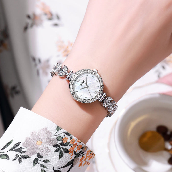 Wholesale Alloy Diamond Mermaid Bracelet Waterproof Quartz Watch JDC-WH-XCD009