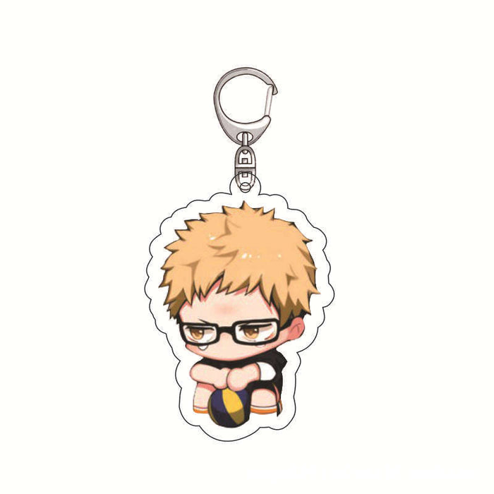 Wholesale Anime-themed keychain cute acrylic pendant