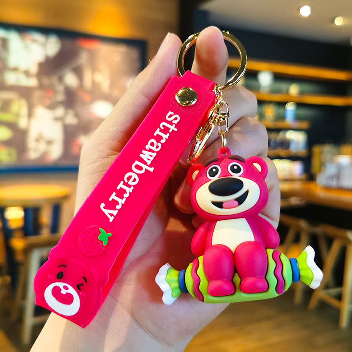 Wholesale Cartoon Doll Silicone Keychain JDC-KC-Tingm269