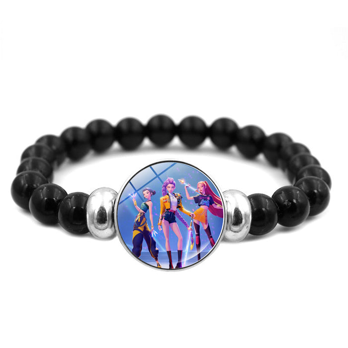 Wholesale K-POP Bracelet Girl Gift Accessory Colorful Beaded Bracelet