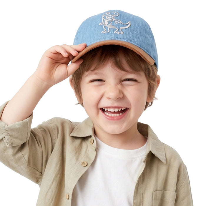 Wholesale Trendy Kids Dinosaur Embroidery Baseball Cap Sun Hat for Outdoor Casual