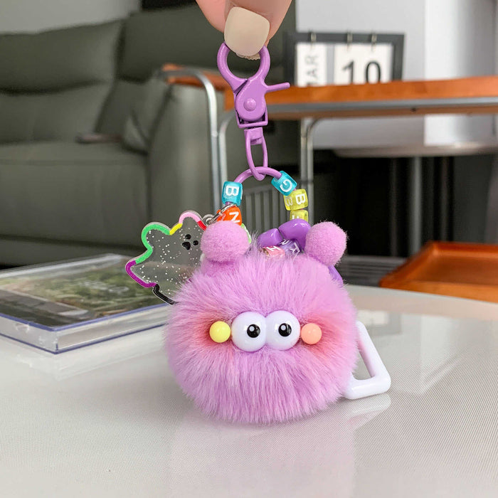 Wholesale Plush car keychain exquisite cute little doll bag pendant backpack hanging decoration