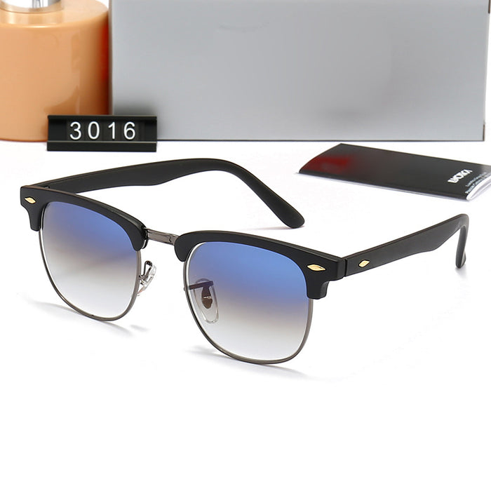 Wholesale New Glass Sunglasses Fashion Trend Casual Sunglasses Vacation Casual Sunglasses