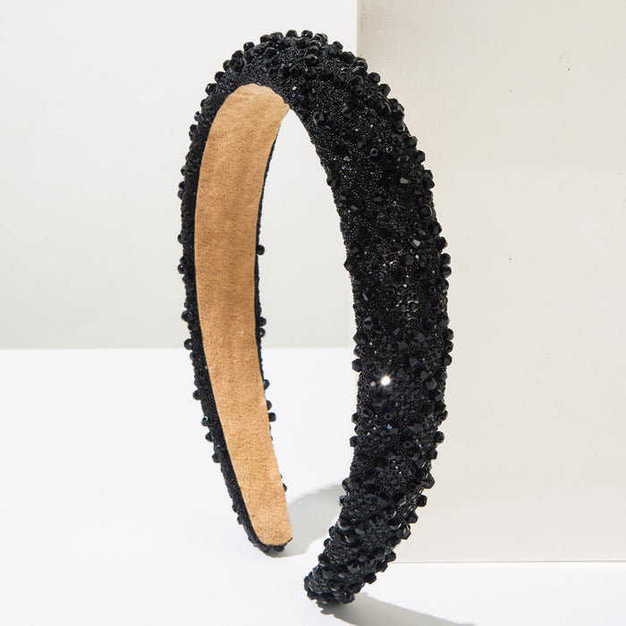 Wholesale Full Diamond Crystal Headband for Women High Crown Hair Accessory