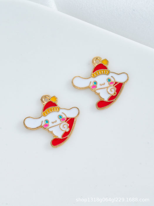 Wholesale 20 pcs Cute Cartoon DIY Alloy Oil Droplets Pendant Accessories