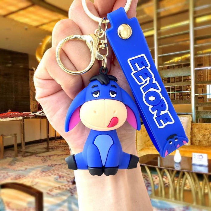 Wholesale Silicone Cartoon Doll Keychain JDC-KC-MingT225