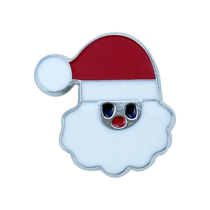 Wholesale Christmas Santa Reindeer Snowman Alloy Brooch Pin Chic Holiday Fashion Accessory MOQ≥2