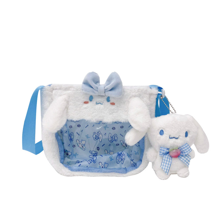Wholesale Cute Transparent PVC Children' s Bag Plush Toy Cartoon Bag  Doll Crossbody Bag