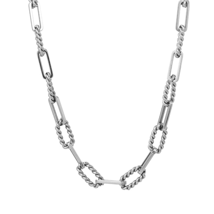 Wholesale Thick Chain Titanium Steel Necklace JDC-NE-CAJB001