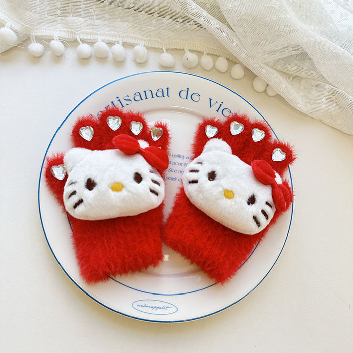 Wholesale Warm Gloves Baby Five-Finger Knitted Gloves