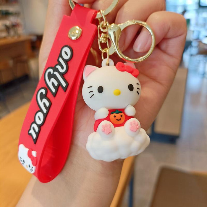 Wholesale Silicone Cartoon Doll Keychain JDC-KC-MingT108