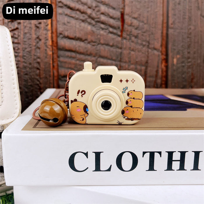 Wholesale Projection camera keychain, children's toy backpack pendant