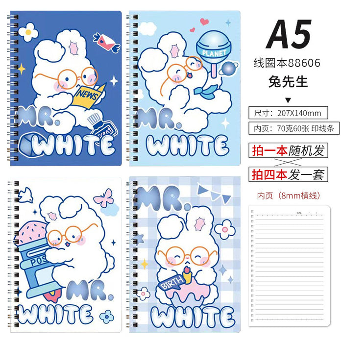 Wholesale Chic Cartoon Panda A5 Loose Leaf Notebook Student Stationery