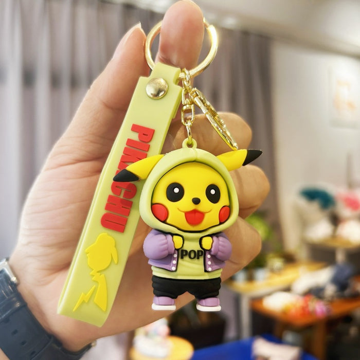 Wholesale PVC Cartoon Doll Keychain JDC-KC-WuYi218