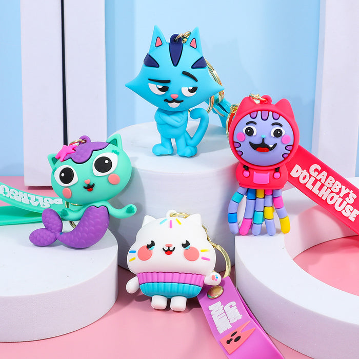 Wholesale Mermaid Cat Keychains