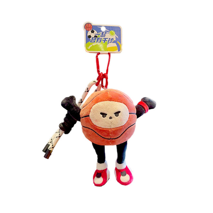 Wholesale plush sports events cartoon peripheral keychain