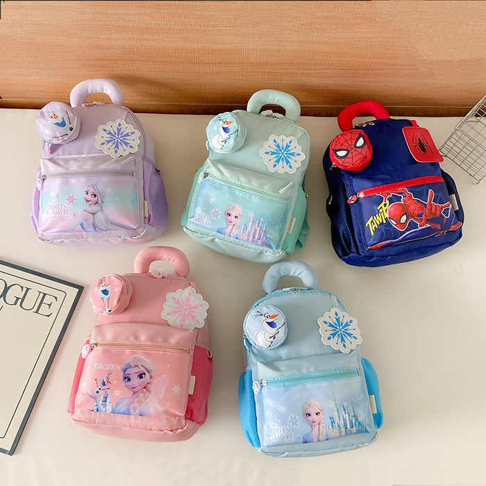 Wholesale Cute children' s schoolbag with cartoon design and large capacity