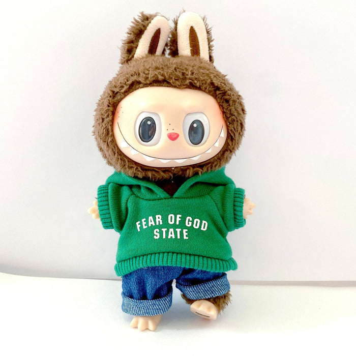 Wholesale Pendant Trendy Doll Sweatshirt Outdoor Sports Hoodie Set Doll Clothes
