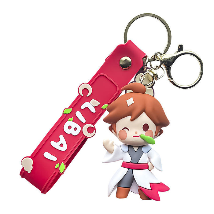 Wholesale Cartoon 3D Doll PVC Keychain JDC-KC-MingT052