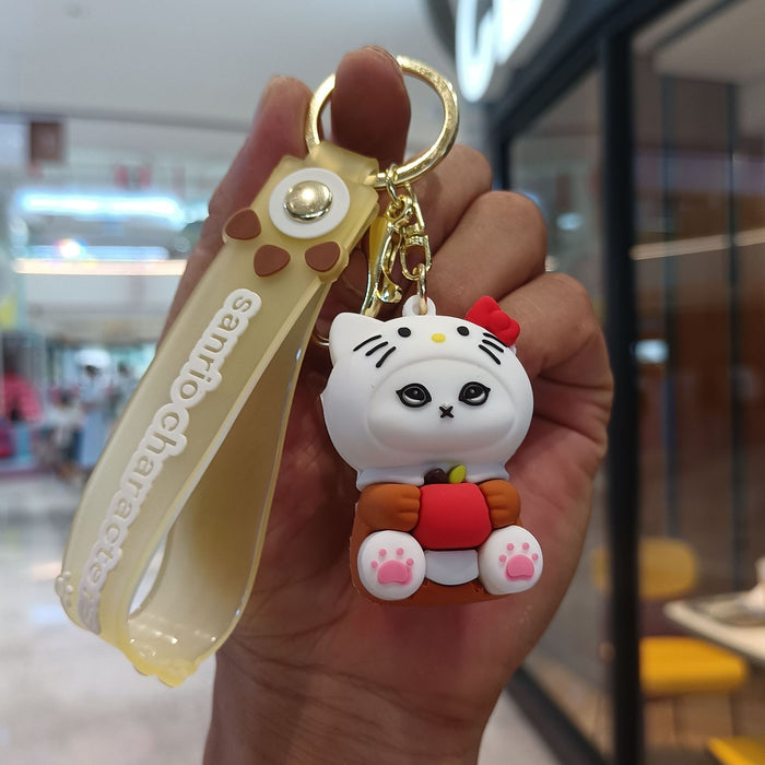 Wholesale PVC Cartoon Doll Keychain JDC-KC-KuangK014