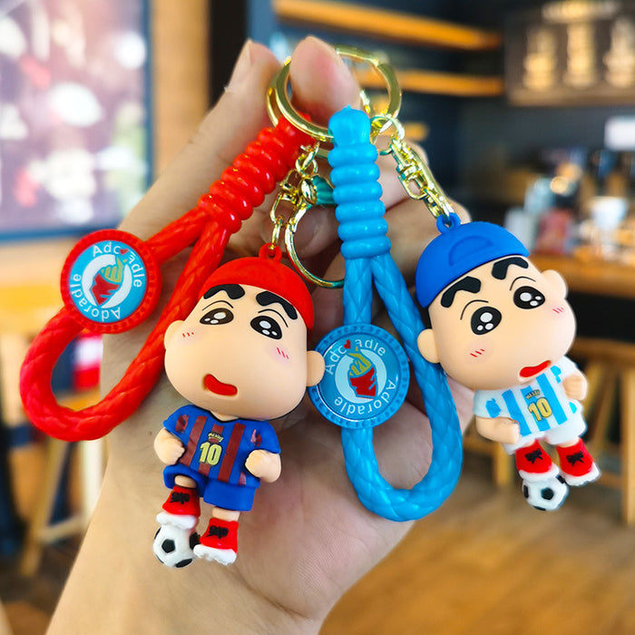 Wholesale Rubber Cartoon Doll Keychain JDC-KC-Tingm185