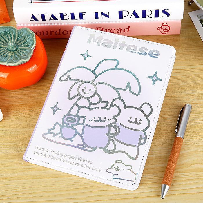 Wholesale PU Laser Gradient Notebook Cute Boutique School Notebook