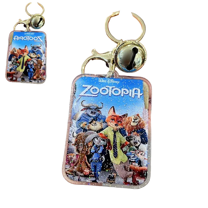 Wholesale 5 PCS Cute cartoon acrylic keychain