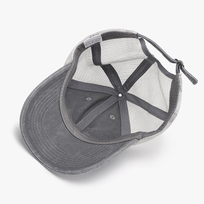Wholesale Baseball cap, driver's cap, breathable adjustable running cap, sports mesh cap