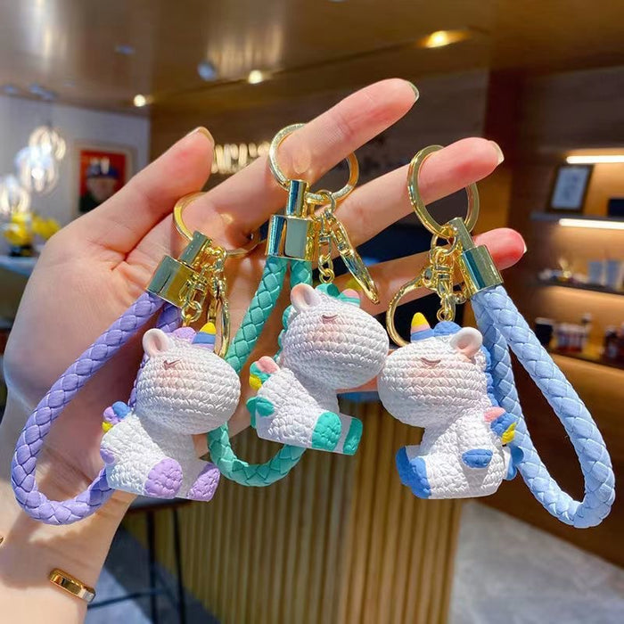 Wholesale Key pendant, keychain, resin couple, cute keychain, high-end niche pendant