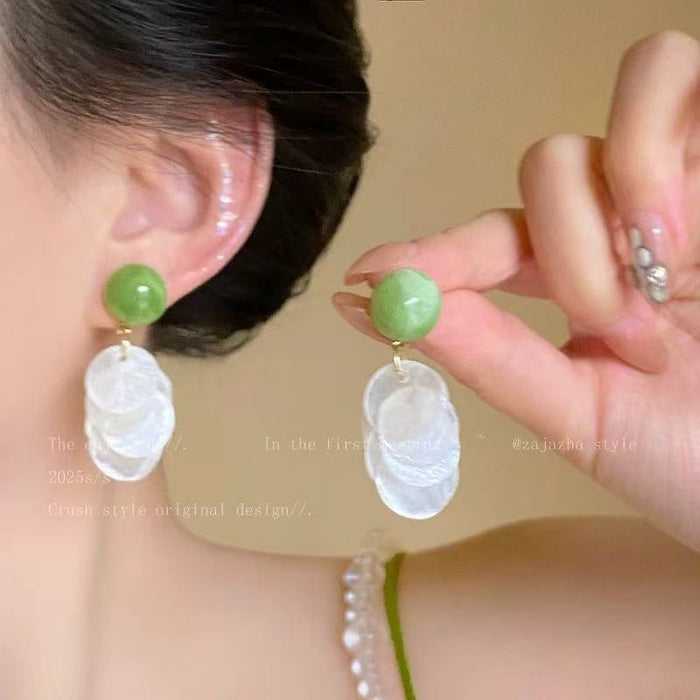 Wholesale Grape Theme Acrylic Earrings - Summer Fashion Jewelry Accessory Gift