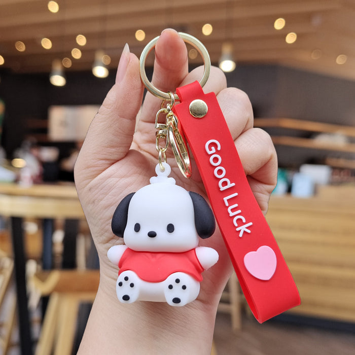 Wholesale Cartoon Silicone Doll Keychain JDC-KC-ZhuoRan033