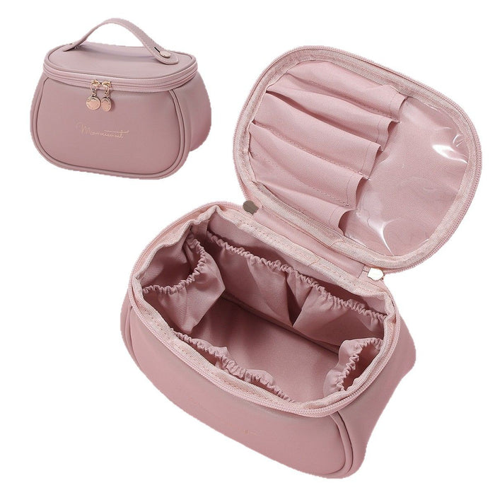 Wholesale Travel toiletry bag, simple makeup bag, zipper, large capacity, portable, high-end feel