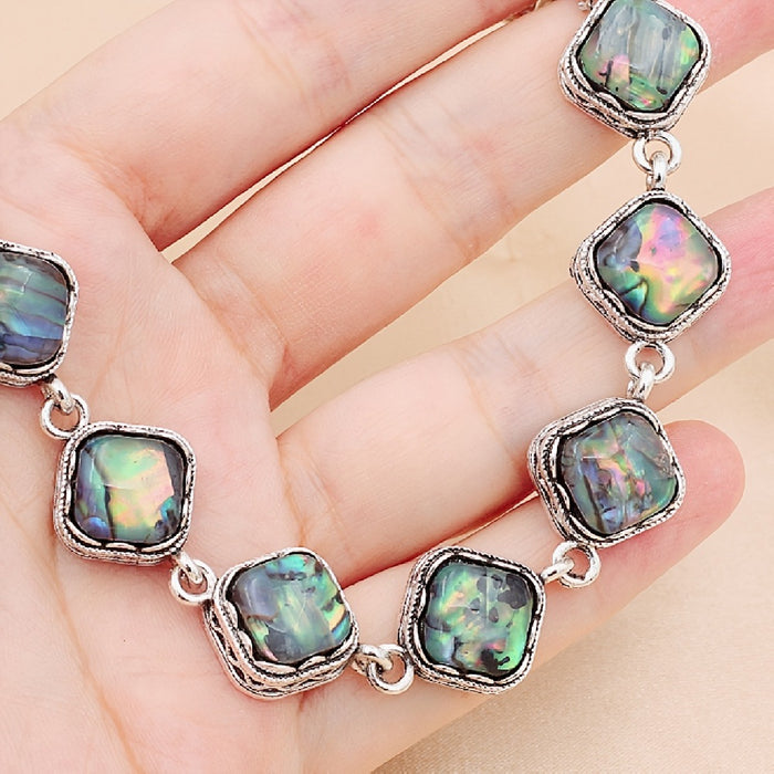 Wholesale Vintage Rainbow Shell Bracelet Fashion Jewelry Accessory MOQ≥2
