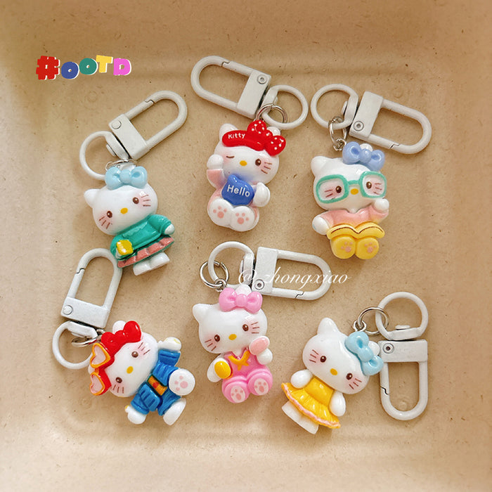 Wholesale Cartoon keychain pendant, cute bag decoration, student backpack accessories