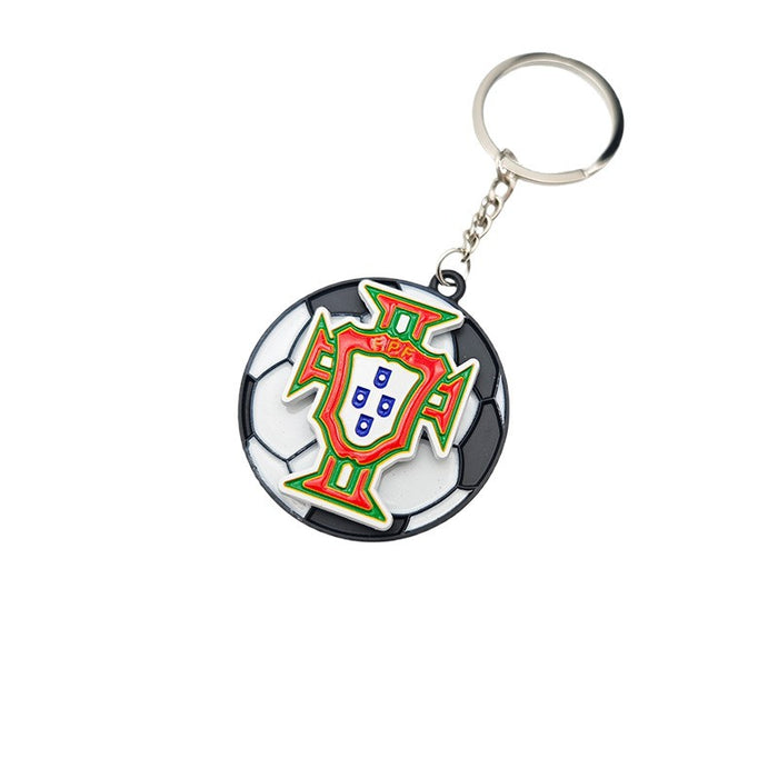 Wholesale Rotatable Football Club Team Keychain