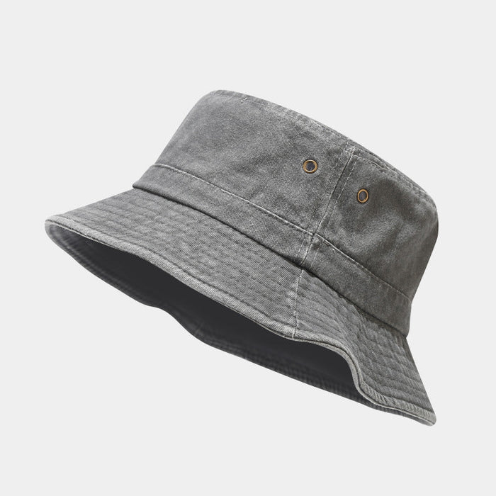 Al por mayor usado algodón de algodón Fashionhats Bucket Hats JDC-FH-LVY018