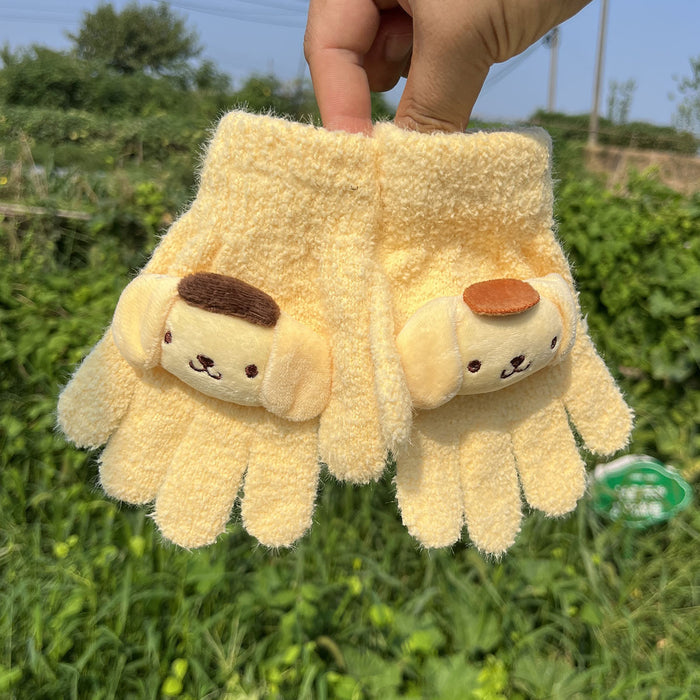 Wholesale Winter Cartoon Cute Warm Full Finger Children's Gloves JDC-GS-ZhiXie001