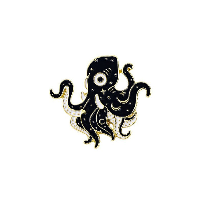 Wholesale  Series Brooch Pumpkin Skull Ghost Alloy Oil Dropping Metal Cartoon Punk Horror Badge