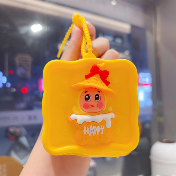 Wholesale Cute Cartoon Silicone Earphone Bag