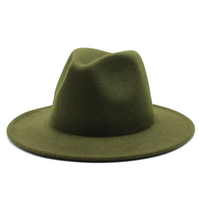 Wholesale Woolen top hat, retro light plate felt hat