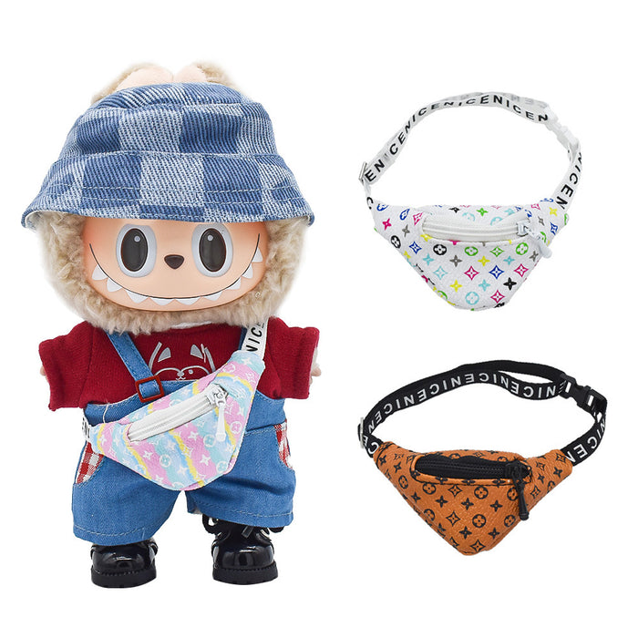 Wholesale Wool cloth messenger bag cotton doll waist bag change clothes accessories
