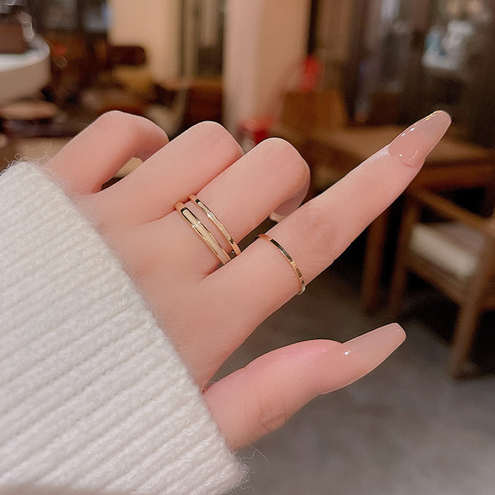 Wholesale Micro-inlaid Crystal Zircon Pearl Ring