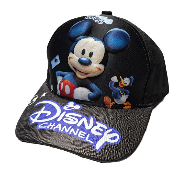 Wholesale 3D printed children's baseball cap, anime cartoon mesh cap, sun hat