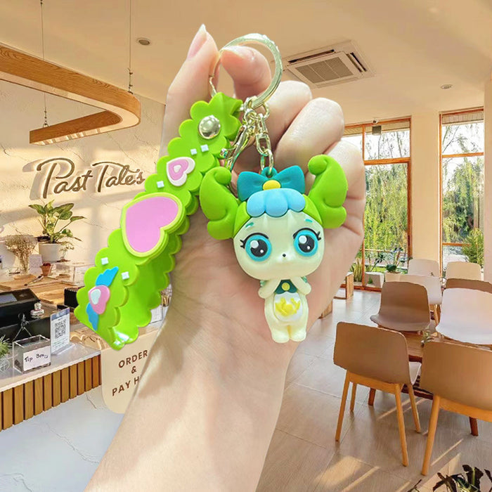 Wholesale Cartoon Cute Keychain Pendant Wholesale Epoxy Doll Car Small Ornament Jewelry Doll Accessories Couple