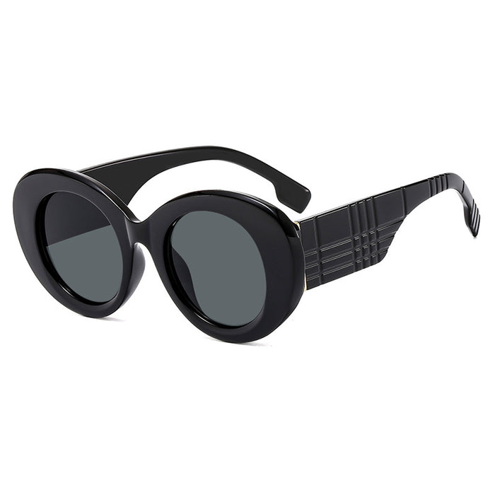 Wholesale Retro Striped PC Sunglasses JDC-SG-PLS137