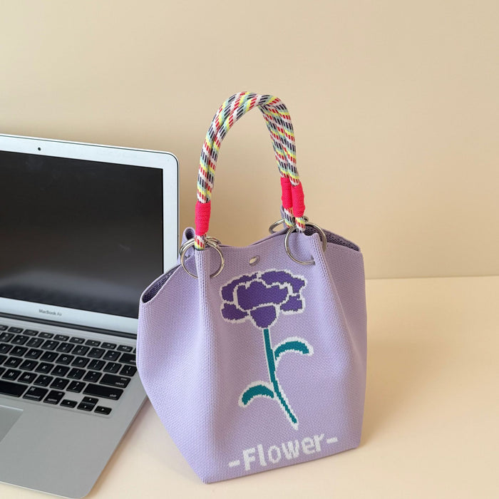 Wholesale Cartoon knitted bag large capacity vegetable basket