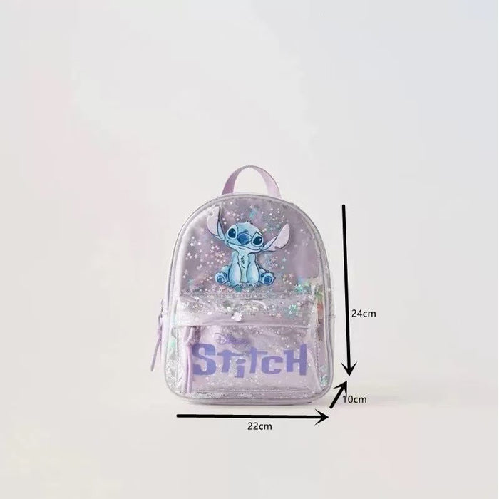 Wholesale Spring  Cartoon  Transparent Sequin Children's Bag Boys and Girls Backpack Kindergarten Backpack