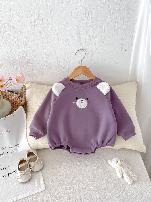 Wholesale Bear Warm Thickened Baby Romper Clothes JDC-BC-WeiNiS030